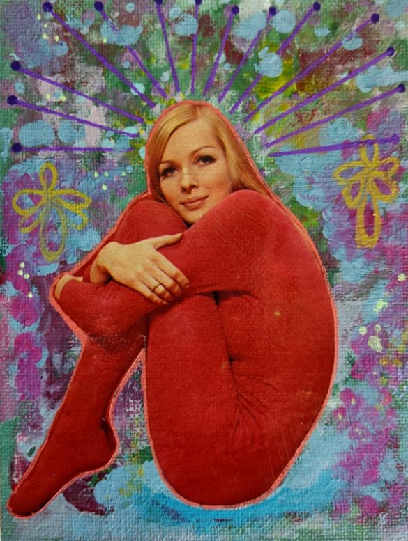 Postcard Retro Women