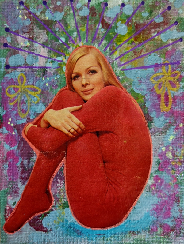 Postcard Retro Women