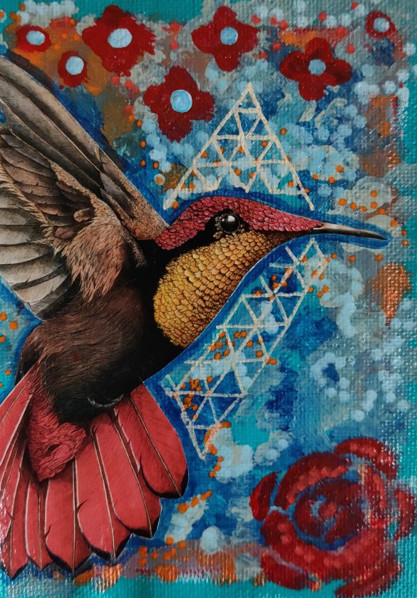 Postcard Hummingbird