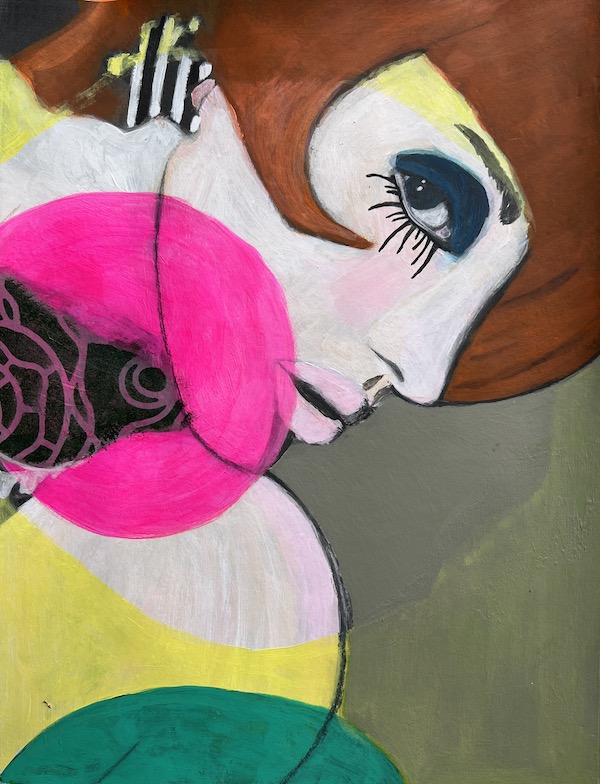 Portrait art Solveig